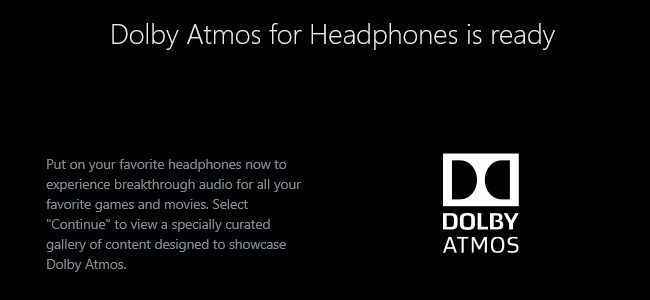 Dolby Atmos-compatible Sound System Headphones